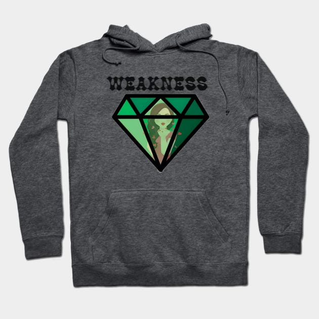 WEAKNESS Hoodie by DeeKay Designs